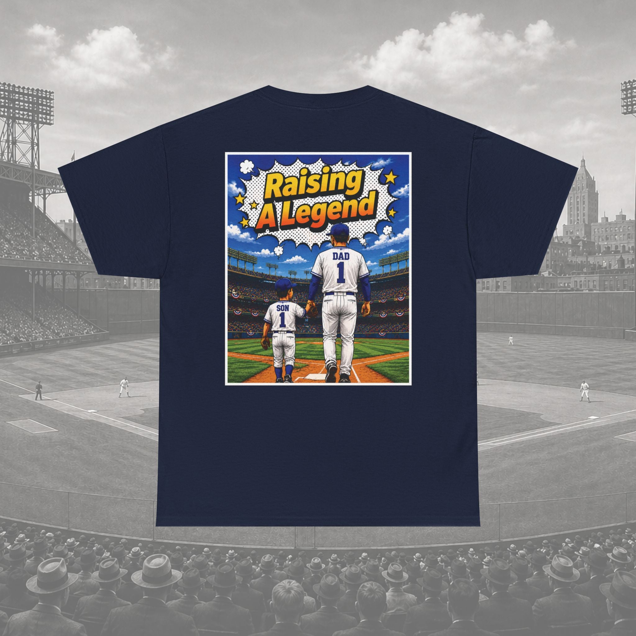 Raising a Legend Baseball Tee - Adult