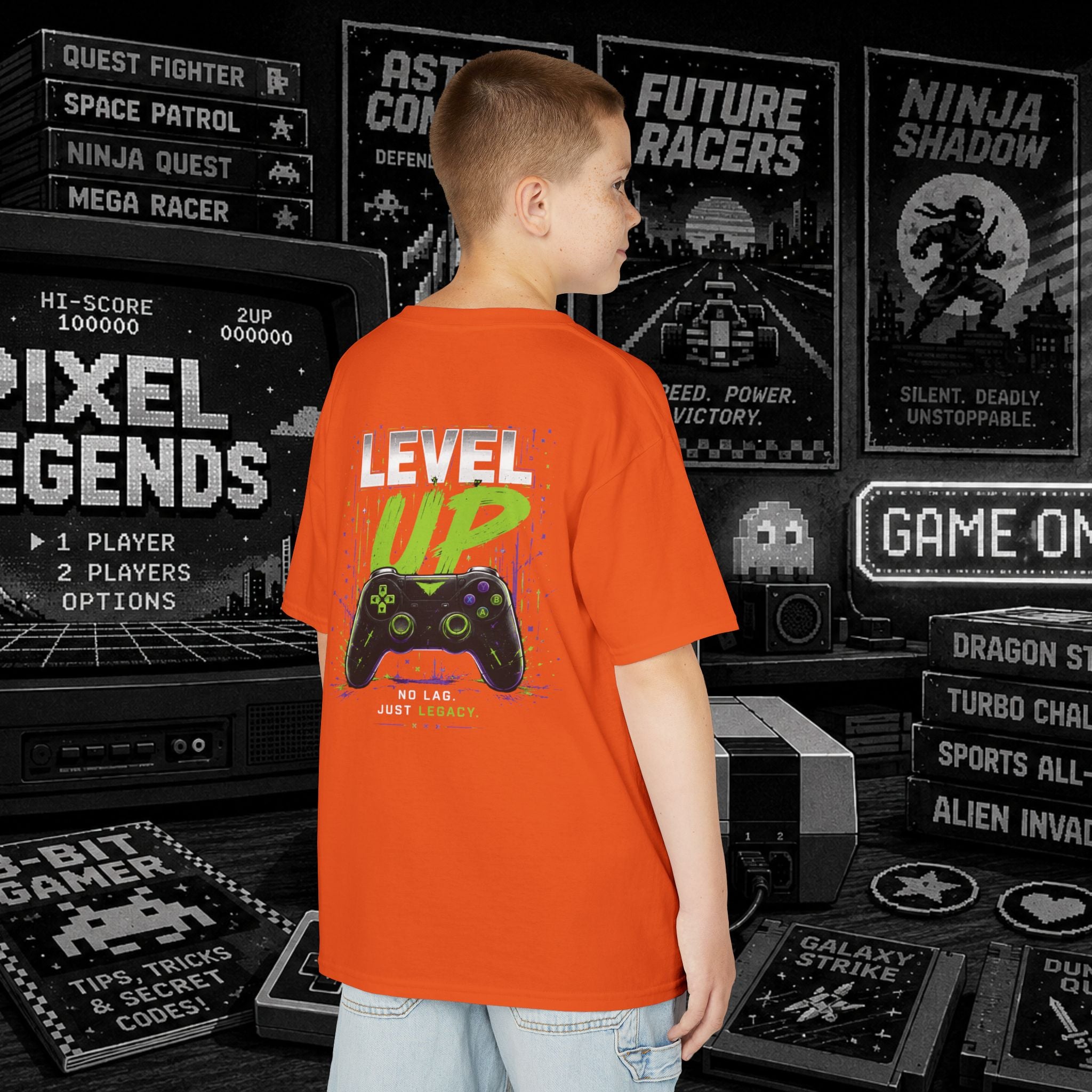 "Level Up" Gamer Shirt - Kids Tee