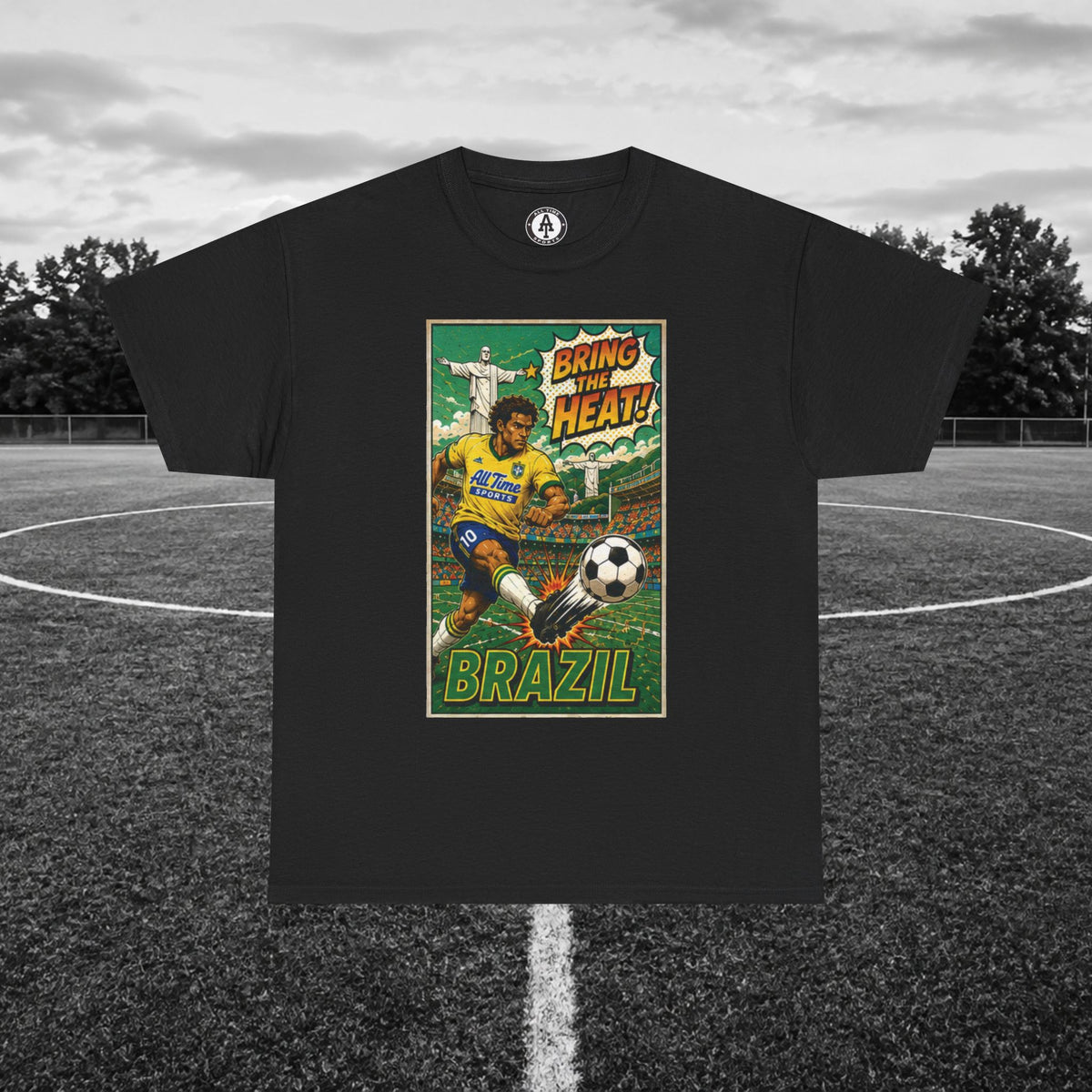 Brazil Soccer Vintage Tee