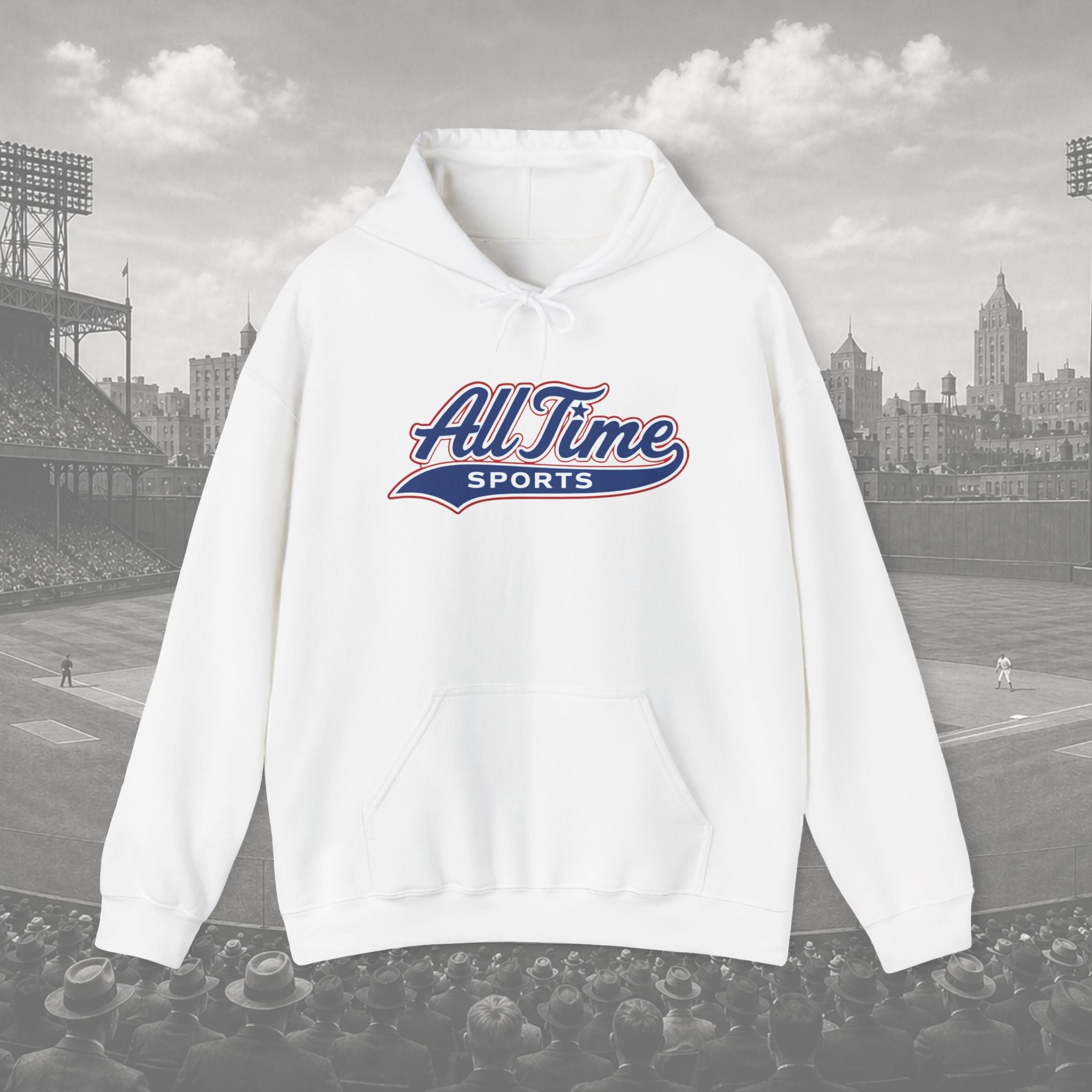 All Time Sports Script Hoodie - Adult
