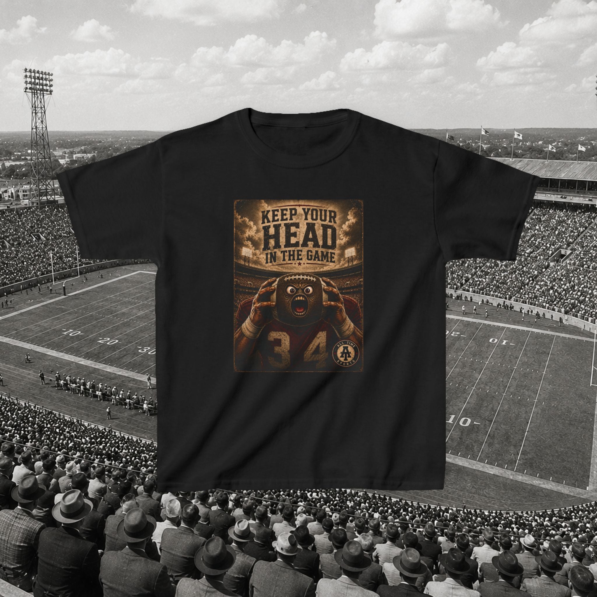 Keep Your Head in the Game Tee - Kids