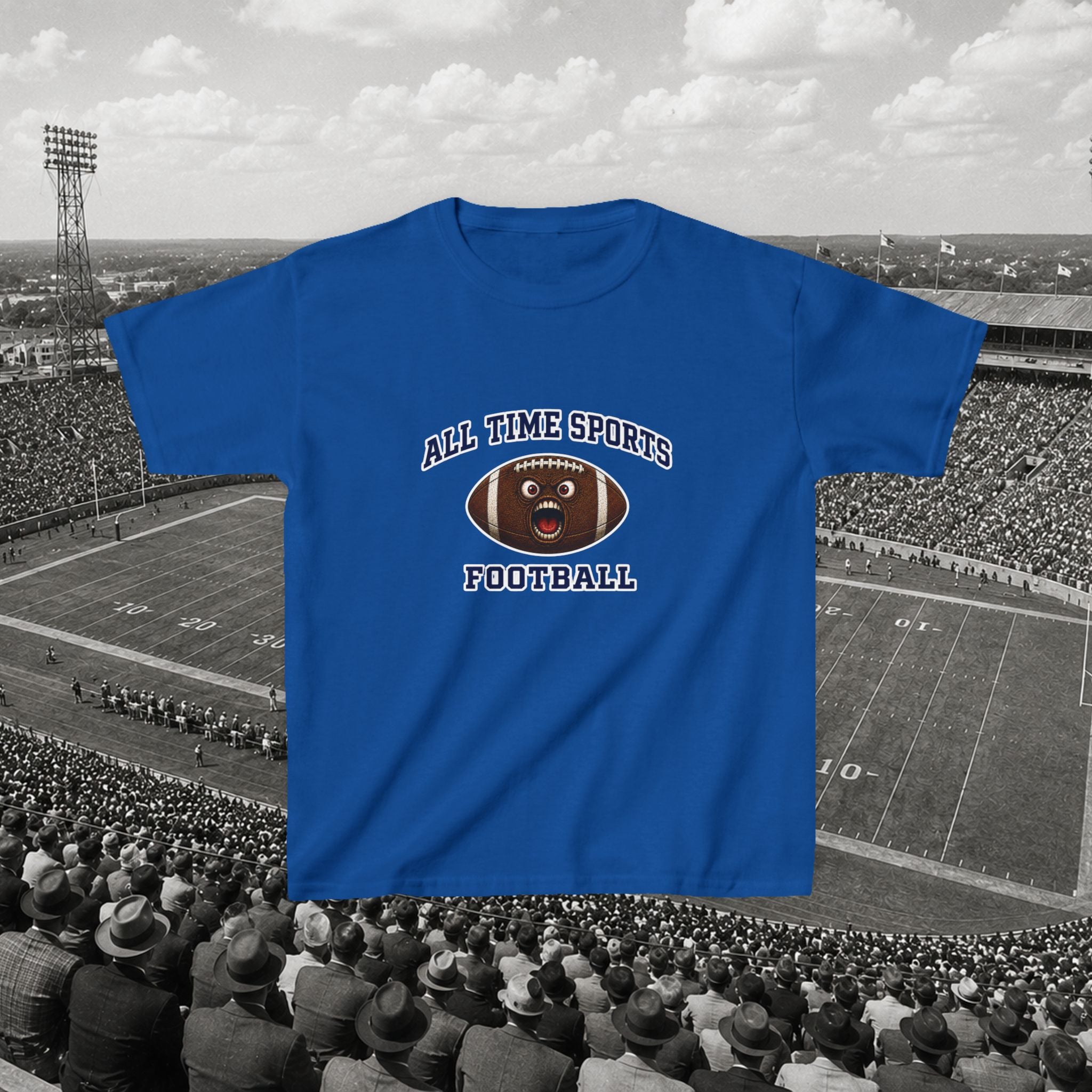 Screaming Football Tee - Kids