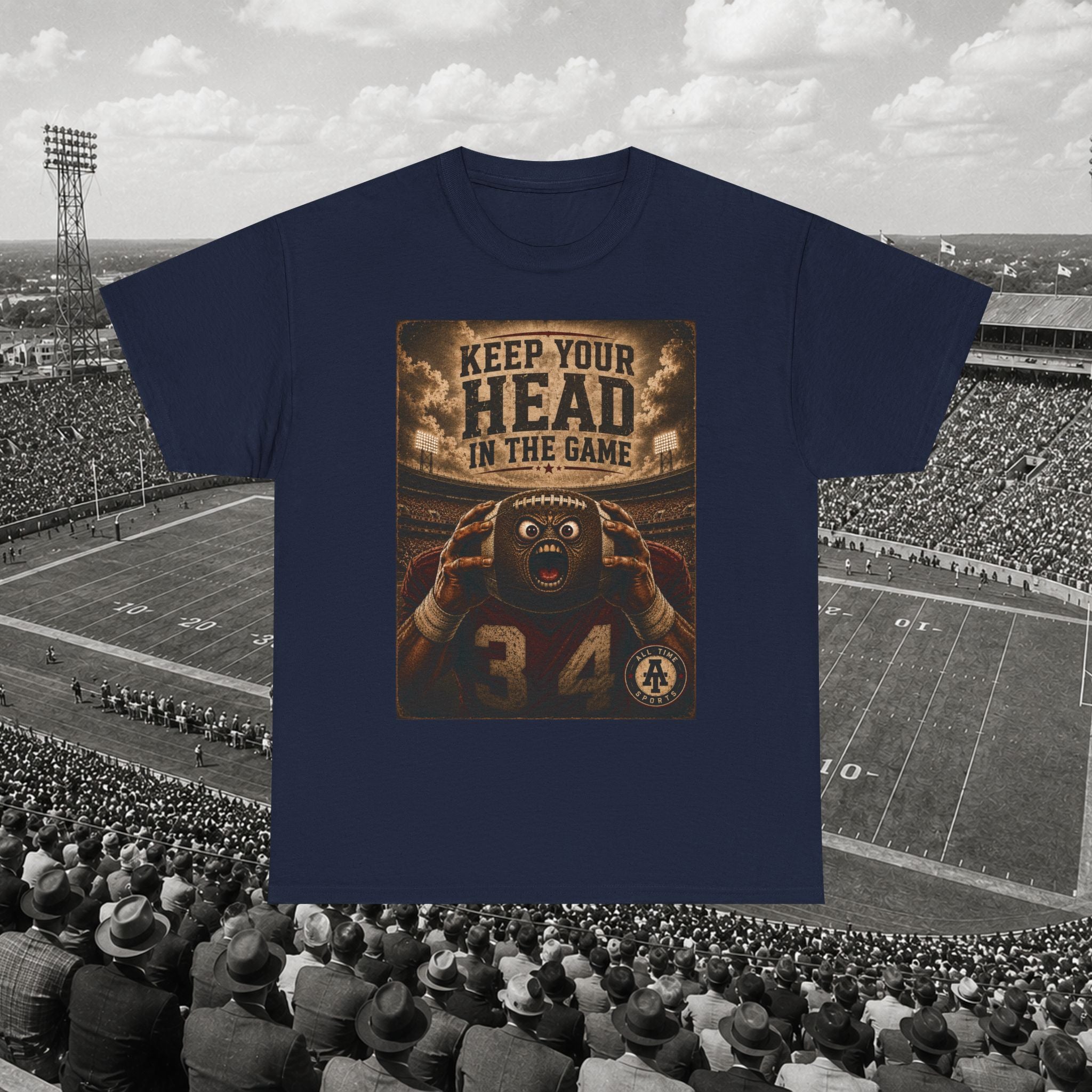 Keep Your Head in the Game Tee - Adults