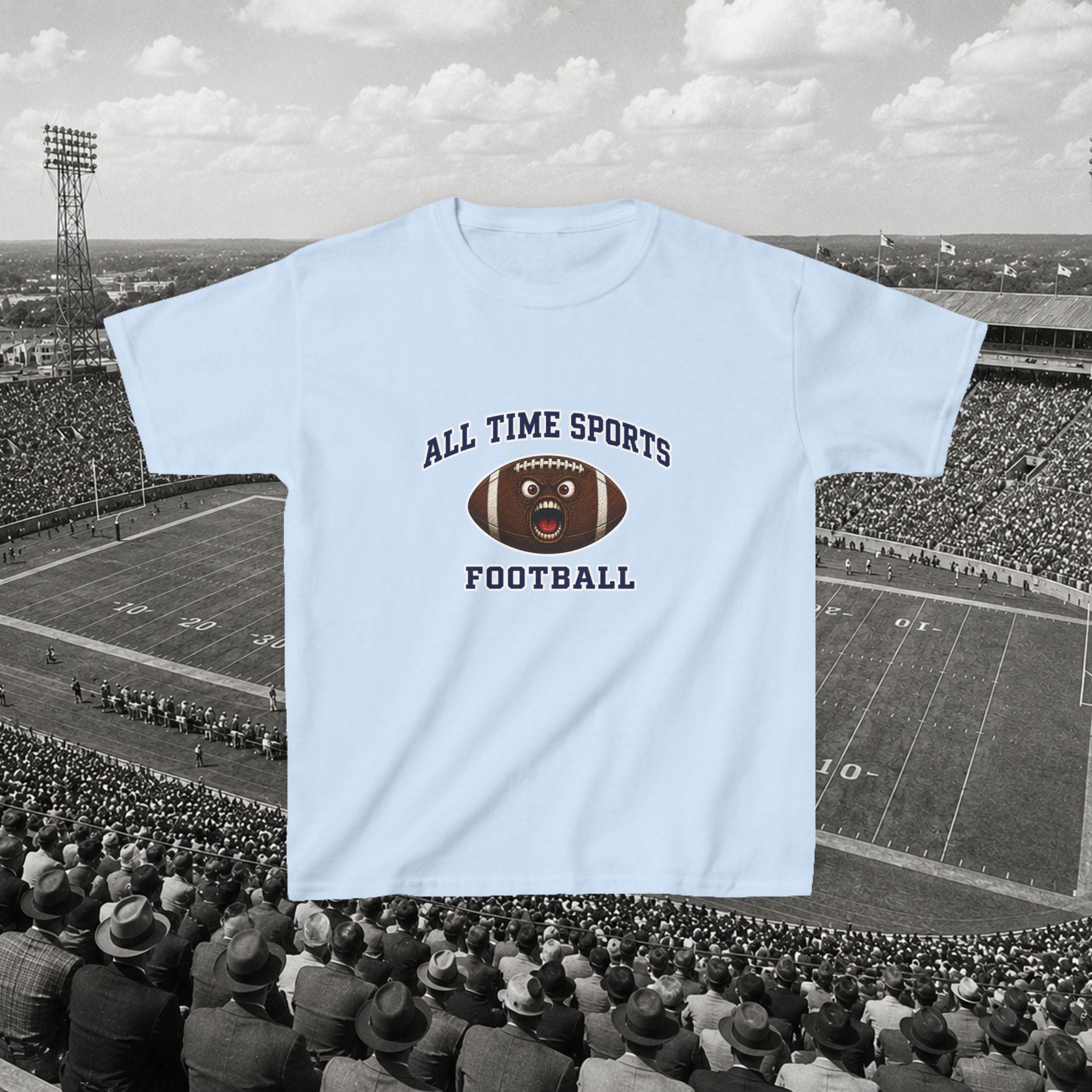 Screaming Football Tee - Kids