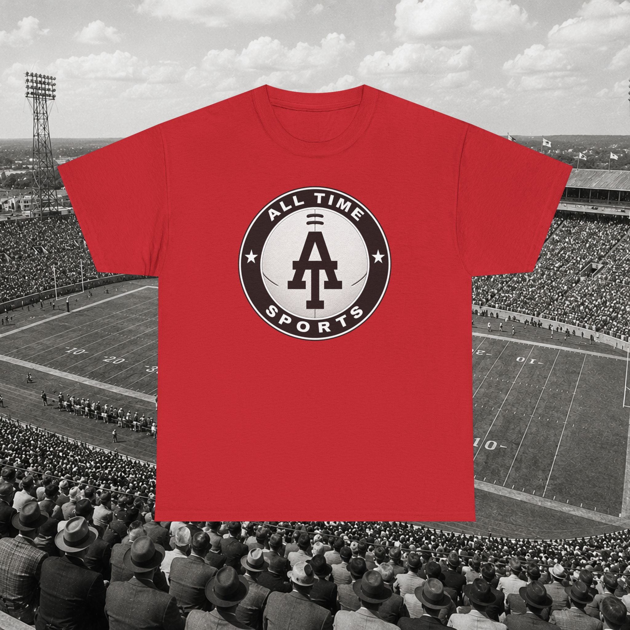 All Time Sports Football Tee - Adult
