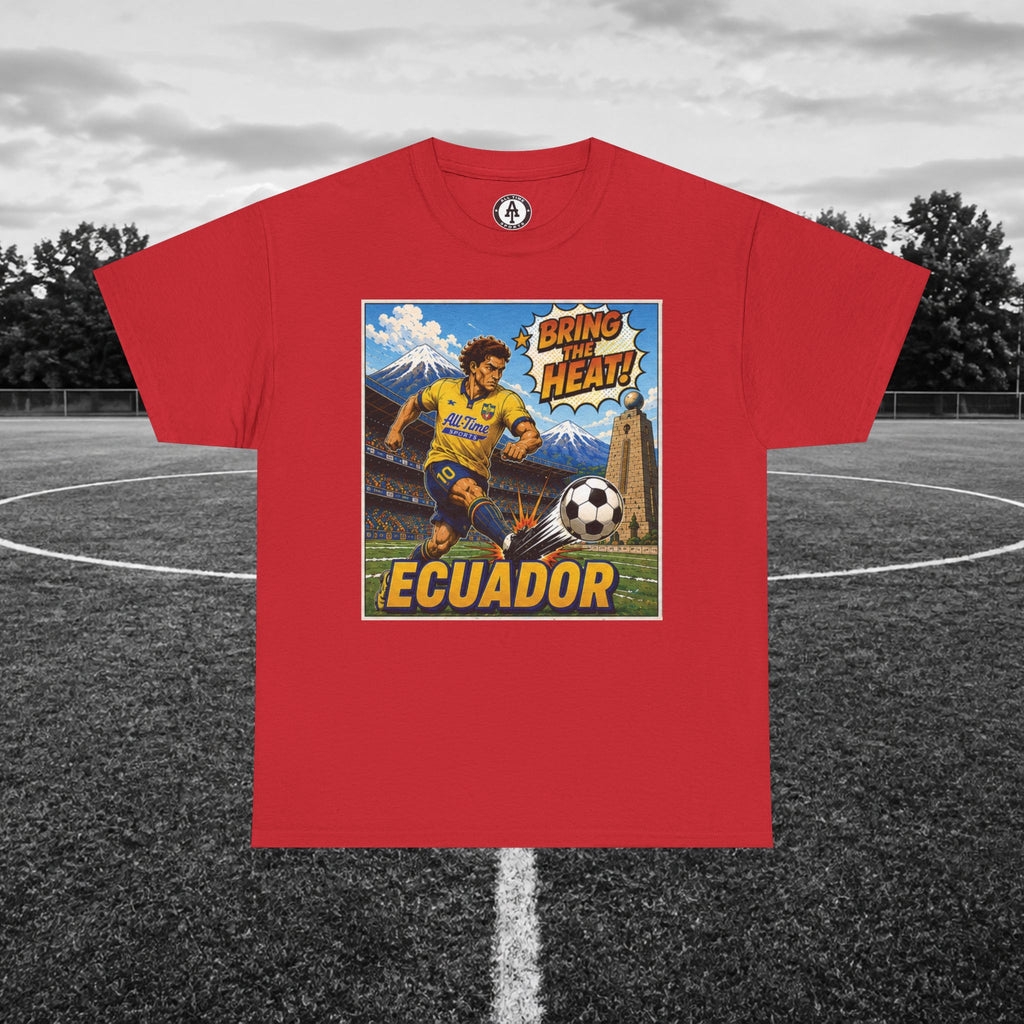 Ecuador Soccer Vintage Tee