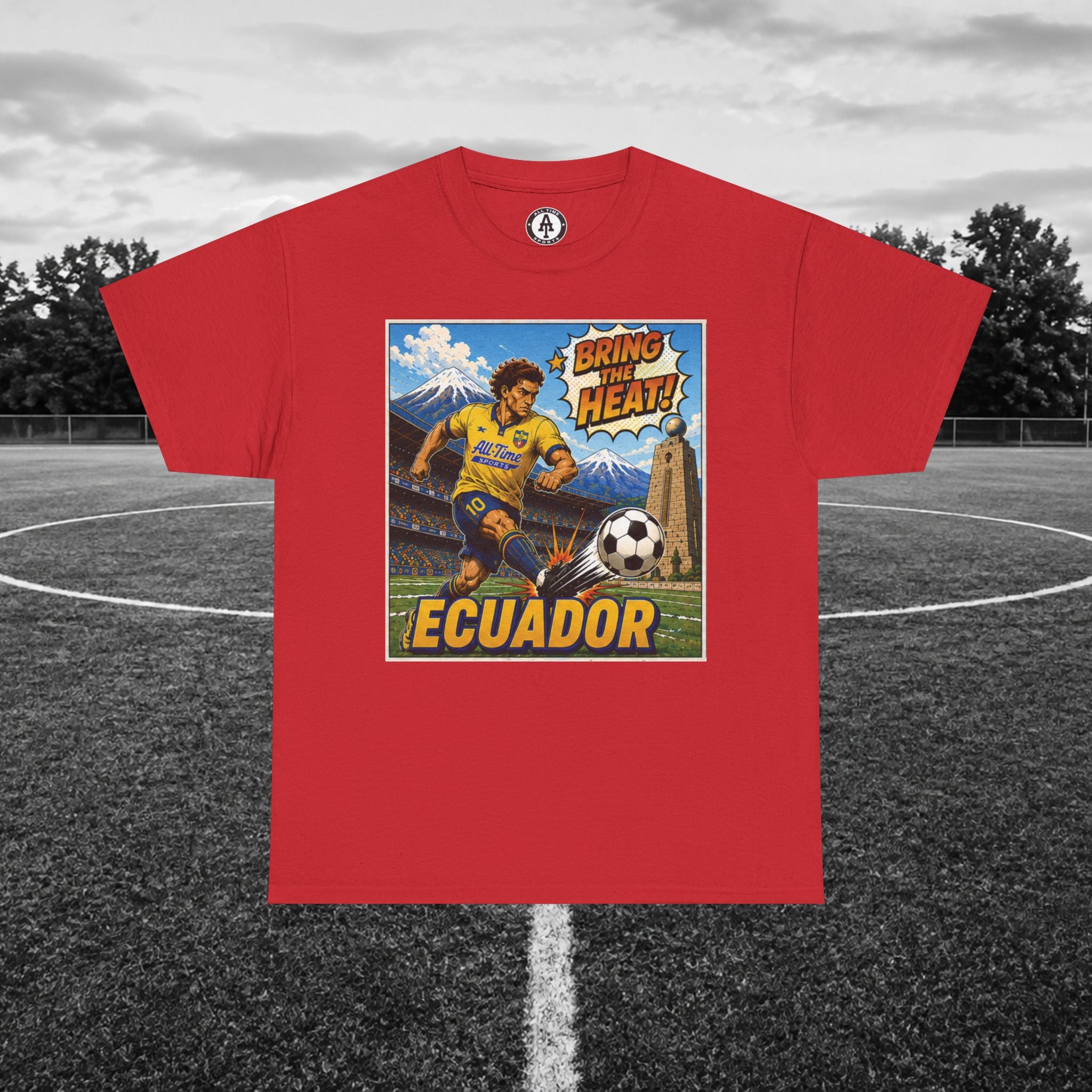 Ecuador Soccer Vintage Tee
