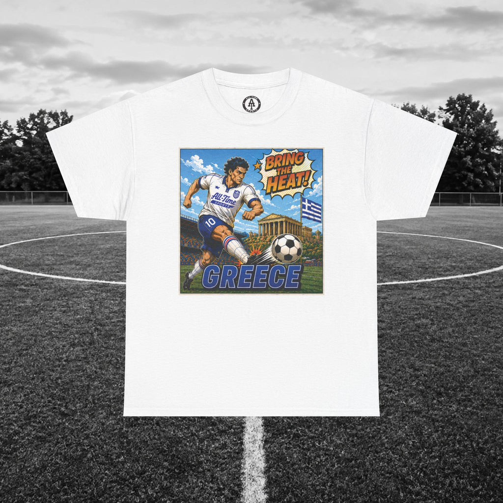 Greece Soccer Vintage Tee