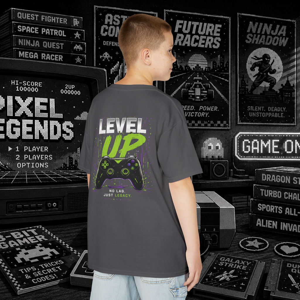 "Level Up" Gamer Shirt - Kids Tee