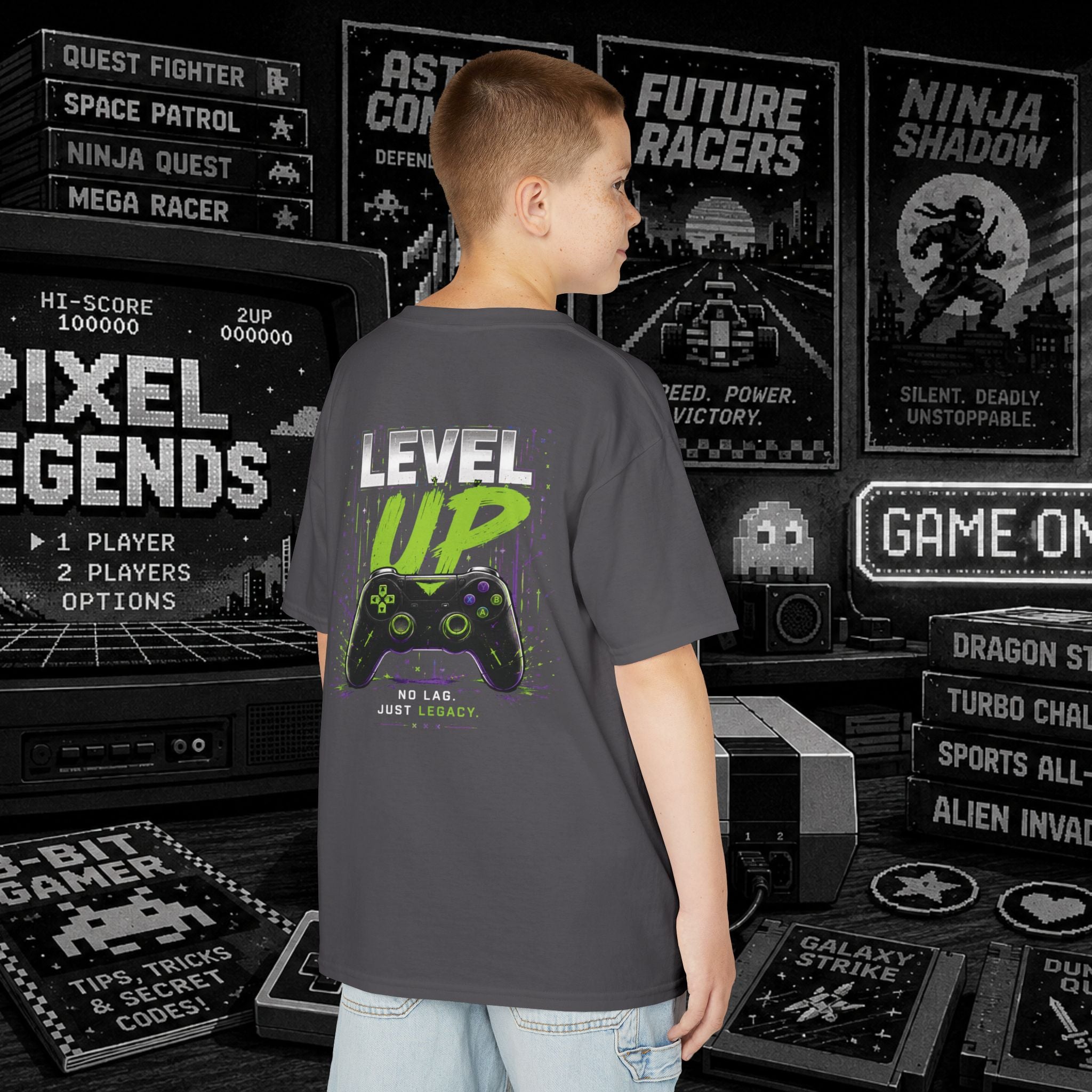 "Level Up" Gamer Shirt - Kids Tee