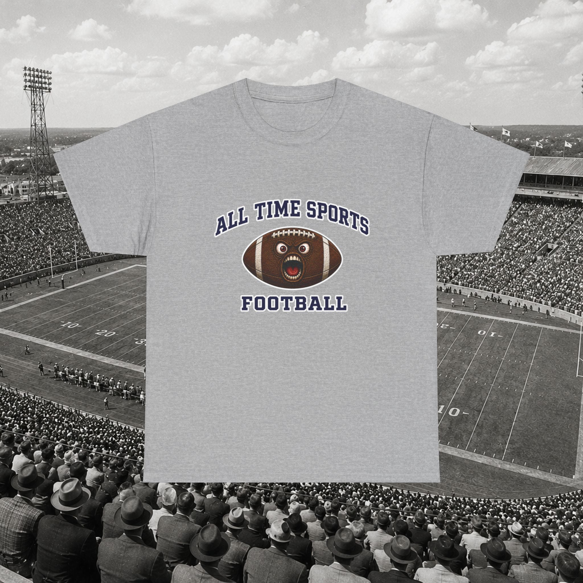 Screaming Football Tee - Adult