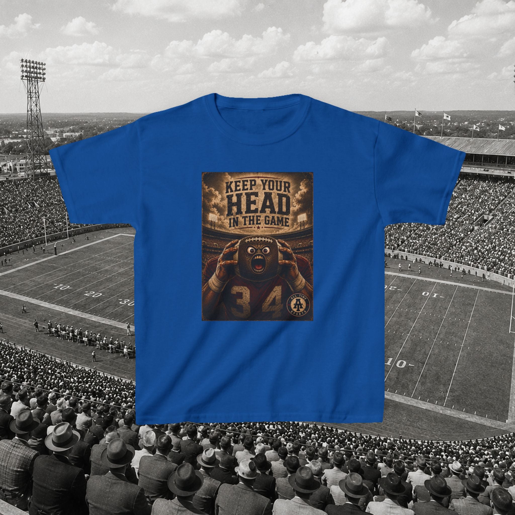 Keep Your Head in the Game Tee - Kids