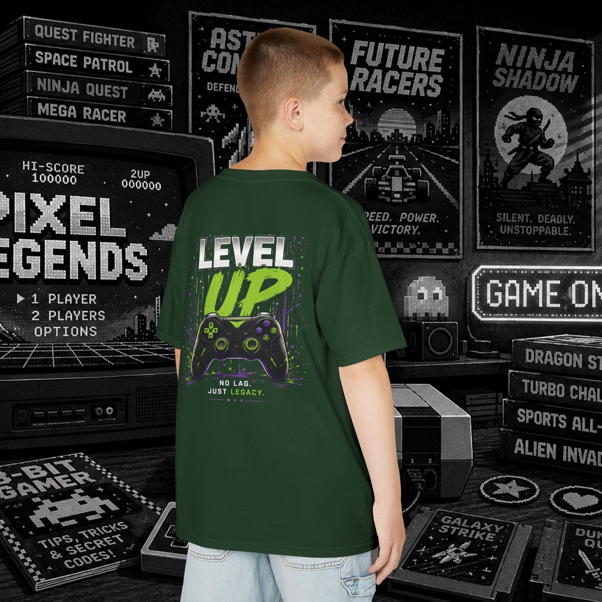 "Level Up" Gamer Shirt - Kids Tee