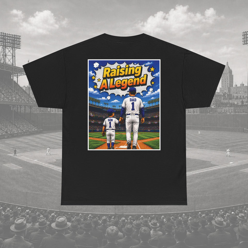 Raising a Legend Baseball Tee - Adult