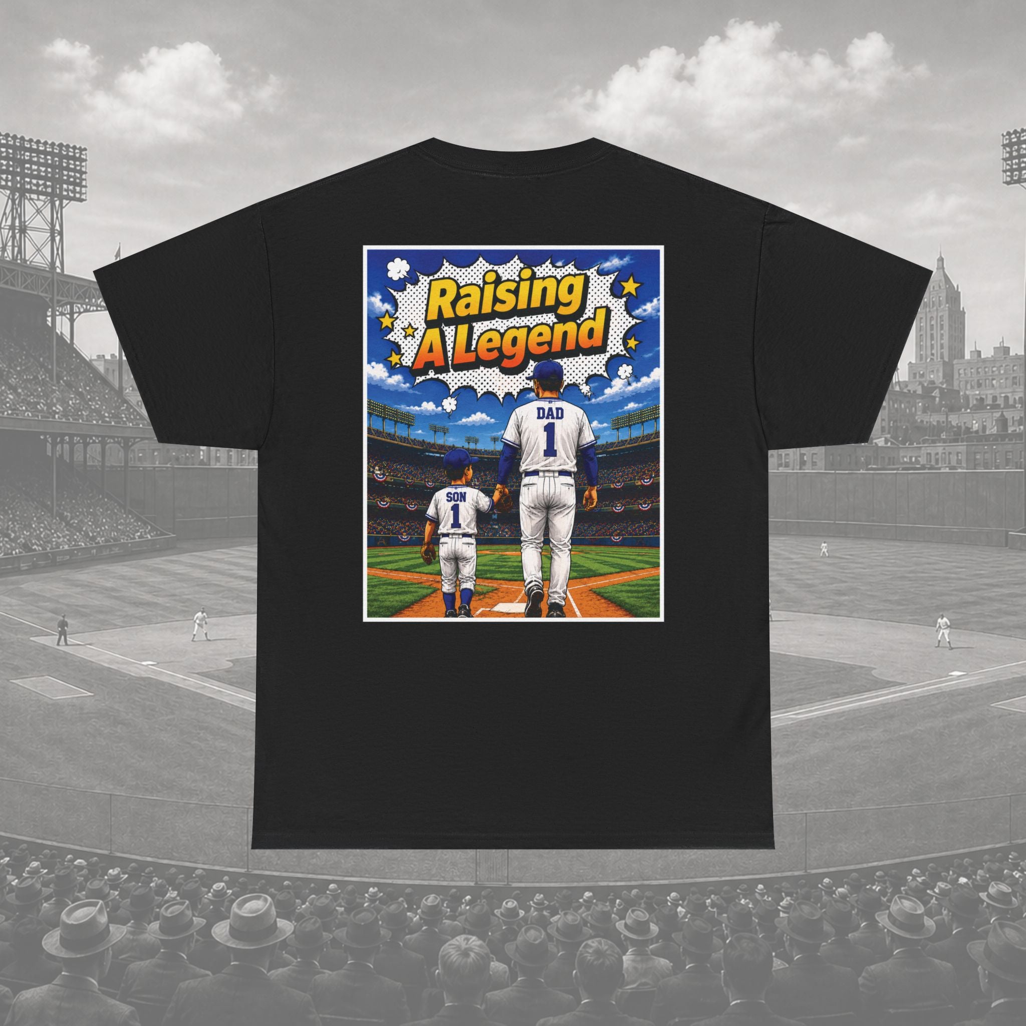 Raising a Legend Baseball Tee - Adult