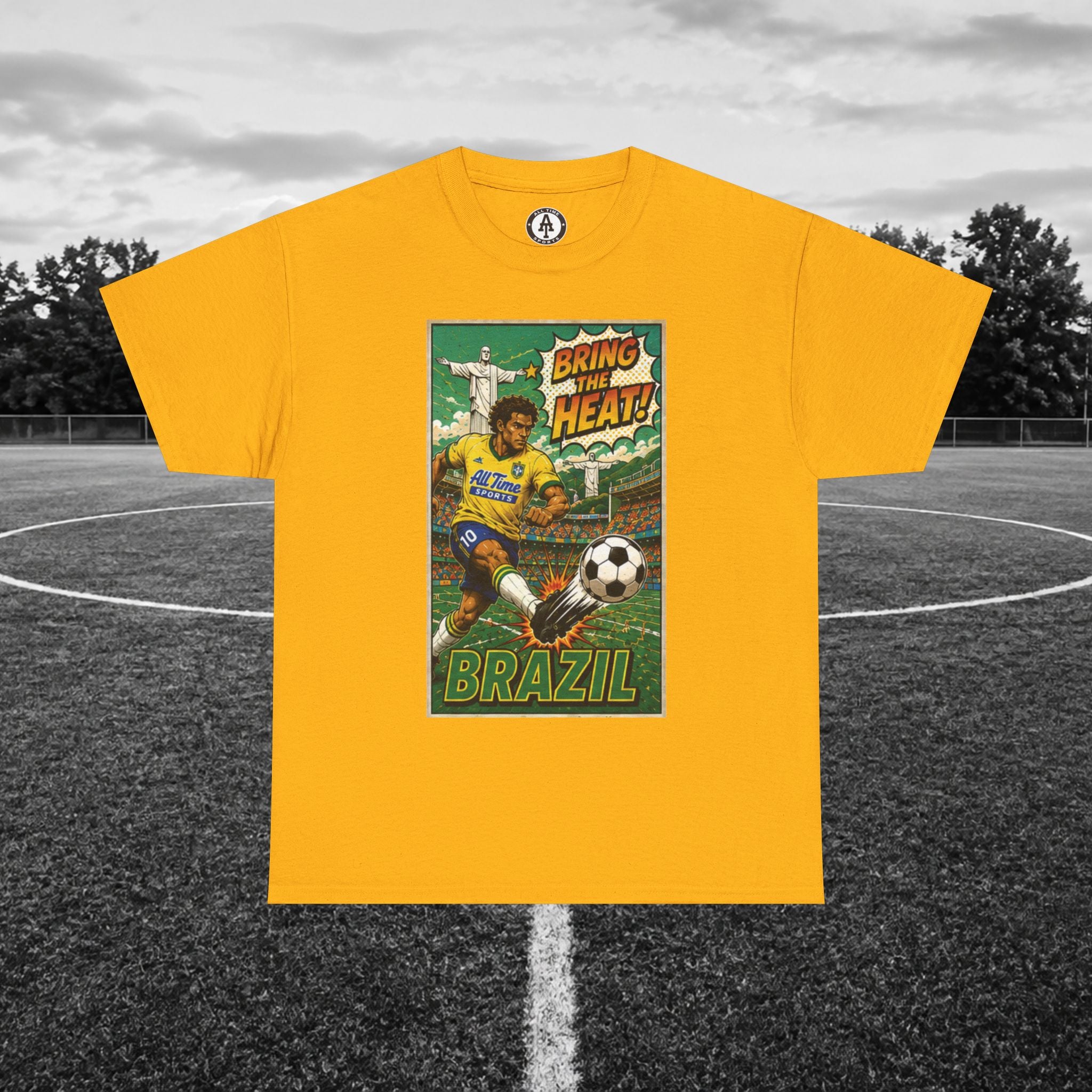 Brazil Soccer Vintage Tee