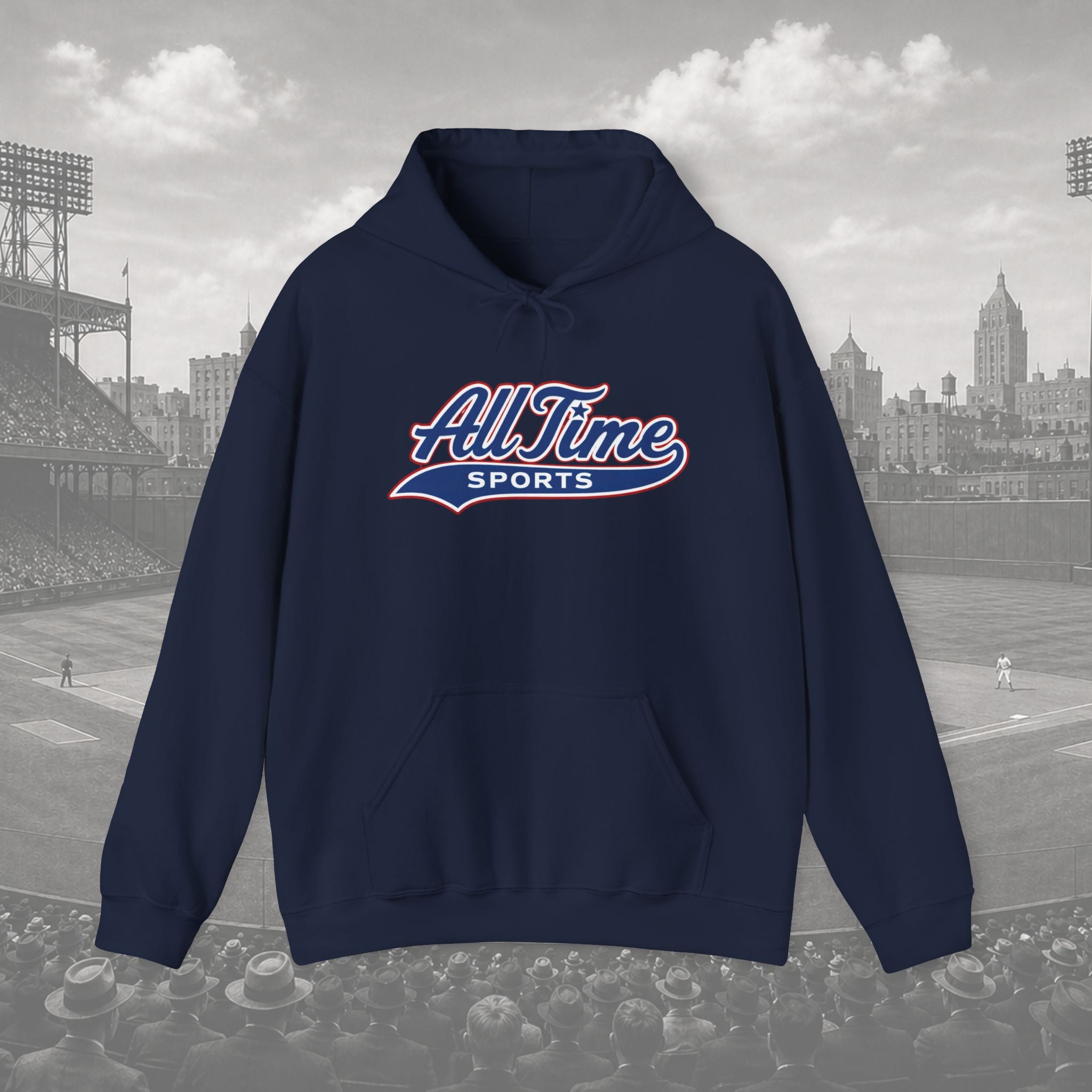 All Time Sports Script Hoodie - Adult