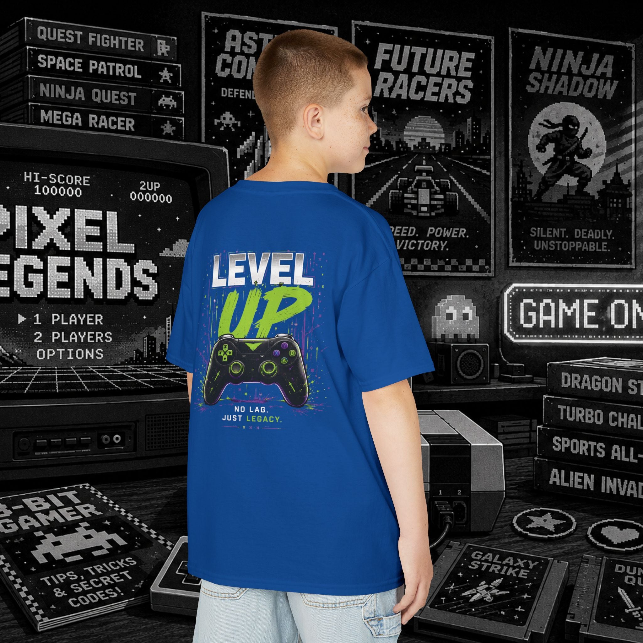 "Level Up" Gamer Shirt - Kids Tee