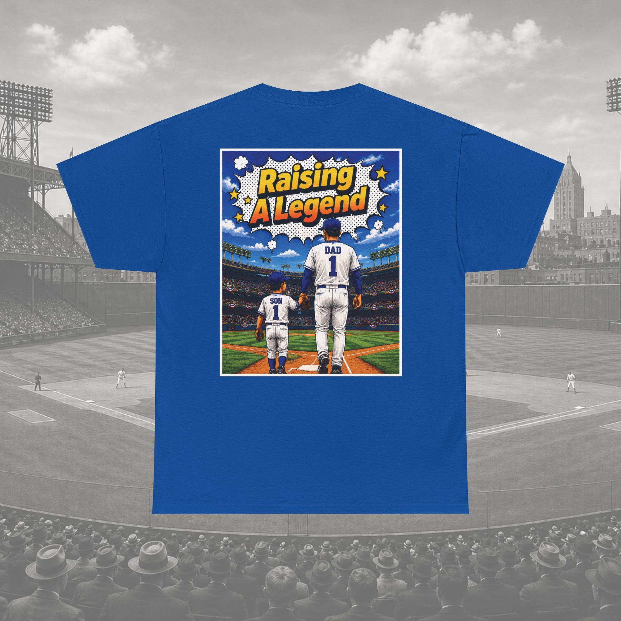 Raising a Legend Baseball Tee - Adult