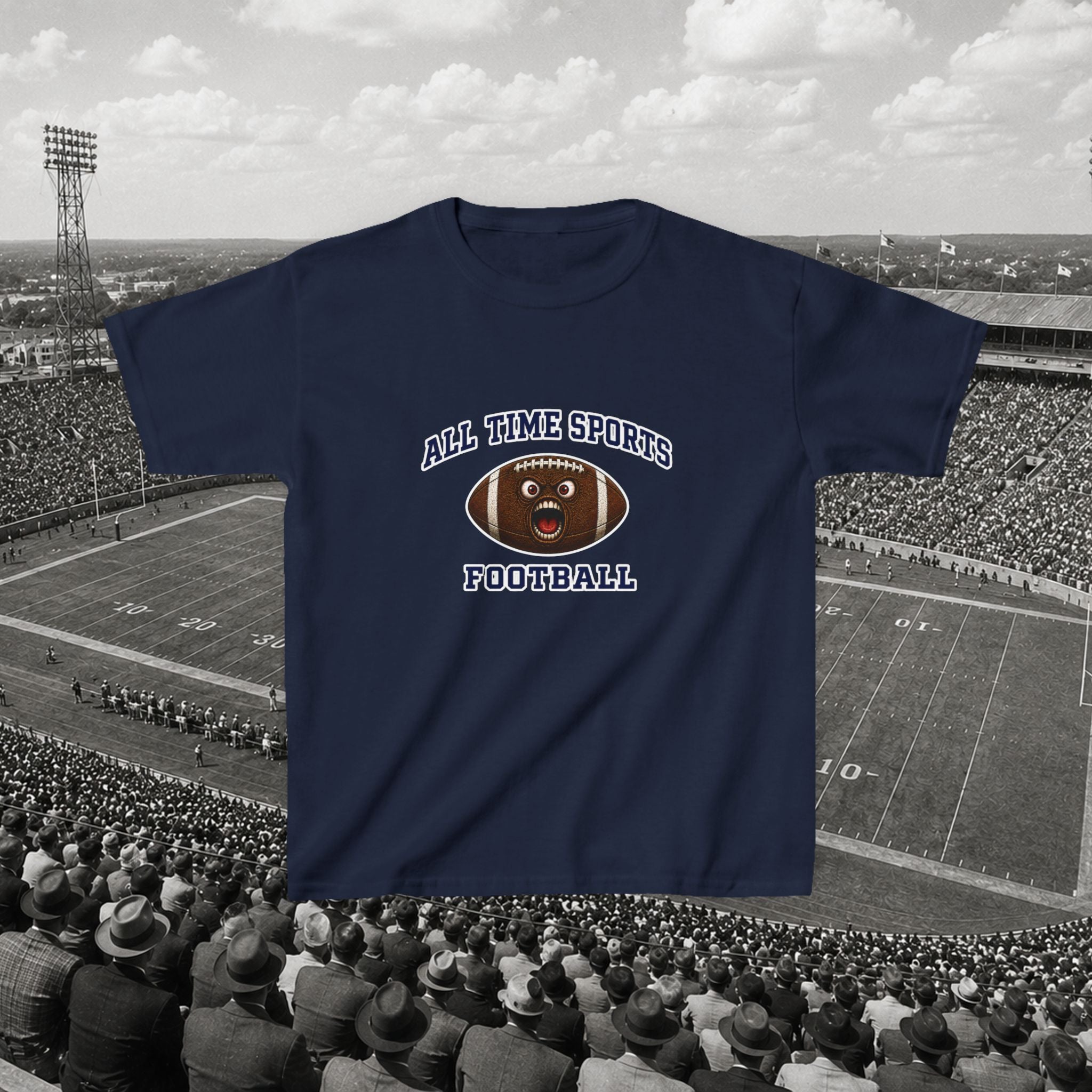 Screaming Football Tee - Kids