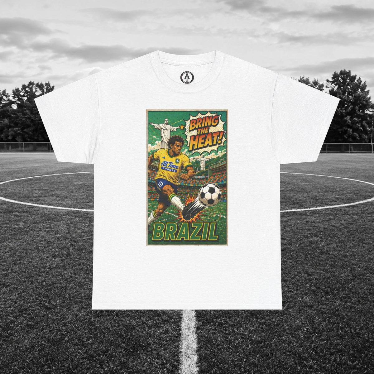 Brazil Soccer Vintage Tee