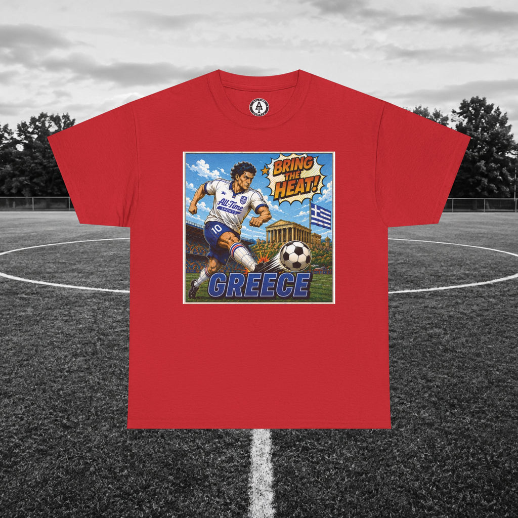 Greece Soccer Vintage Tee