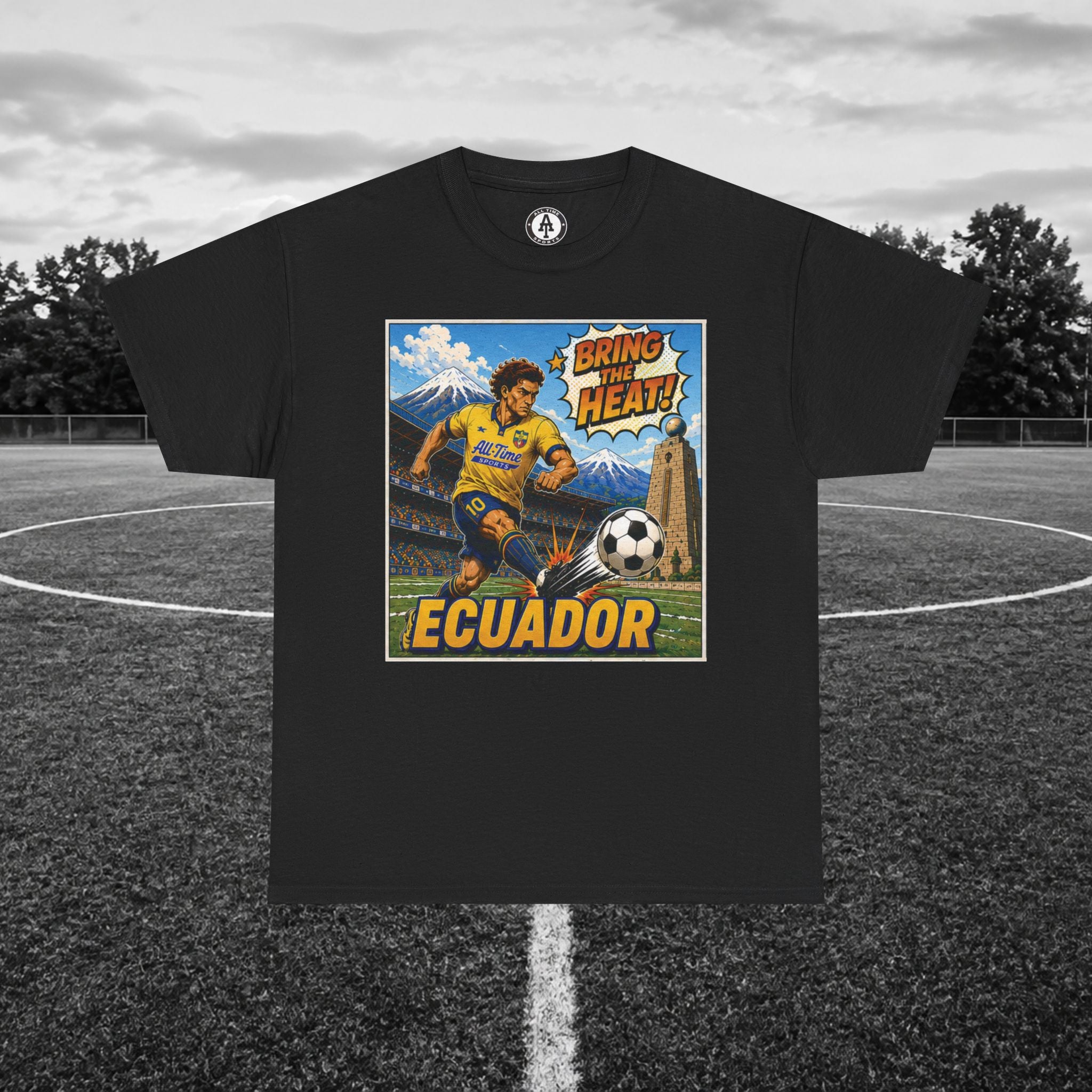 Ecuador Soccer Vintage Tee