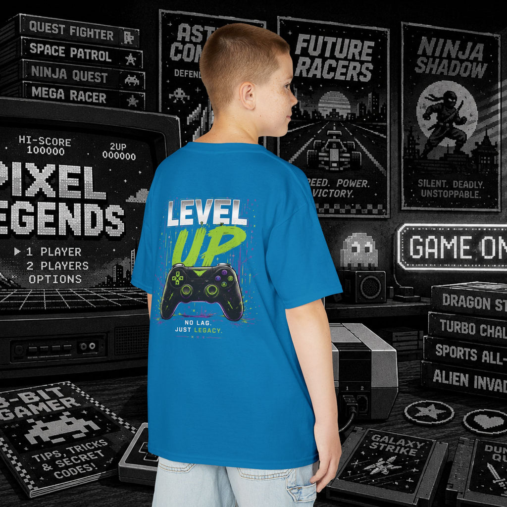 "Level Up" Gamer Shirt - Kids Tee