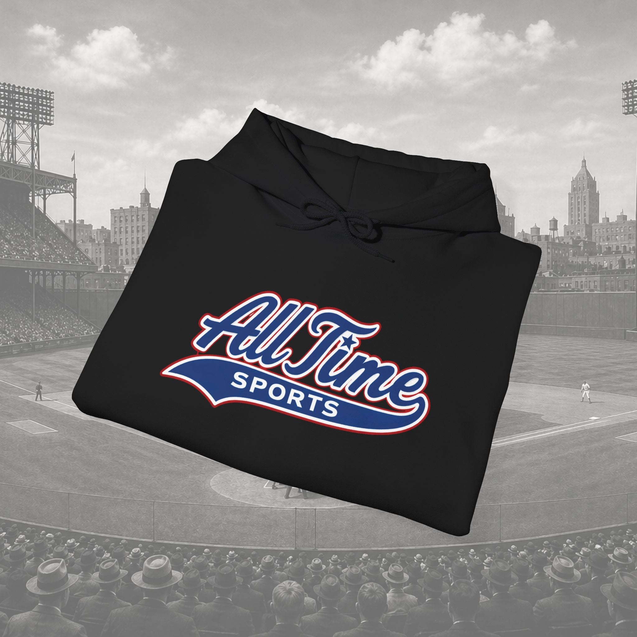 All Time Sports Script Hoodie - Adult