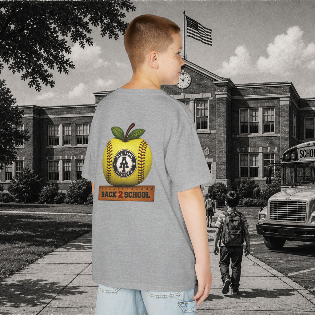 Kids Back 2 School Softball Tee