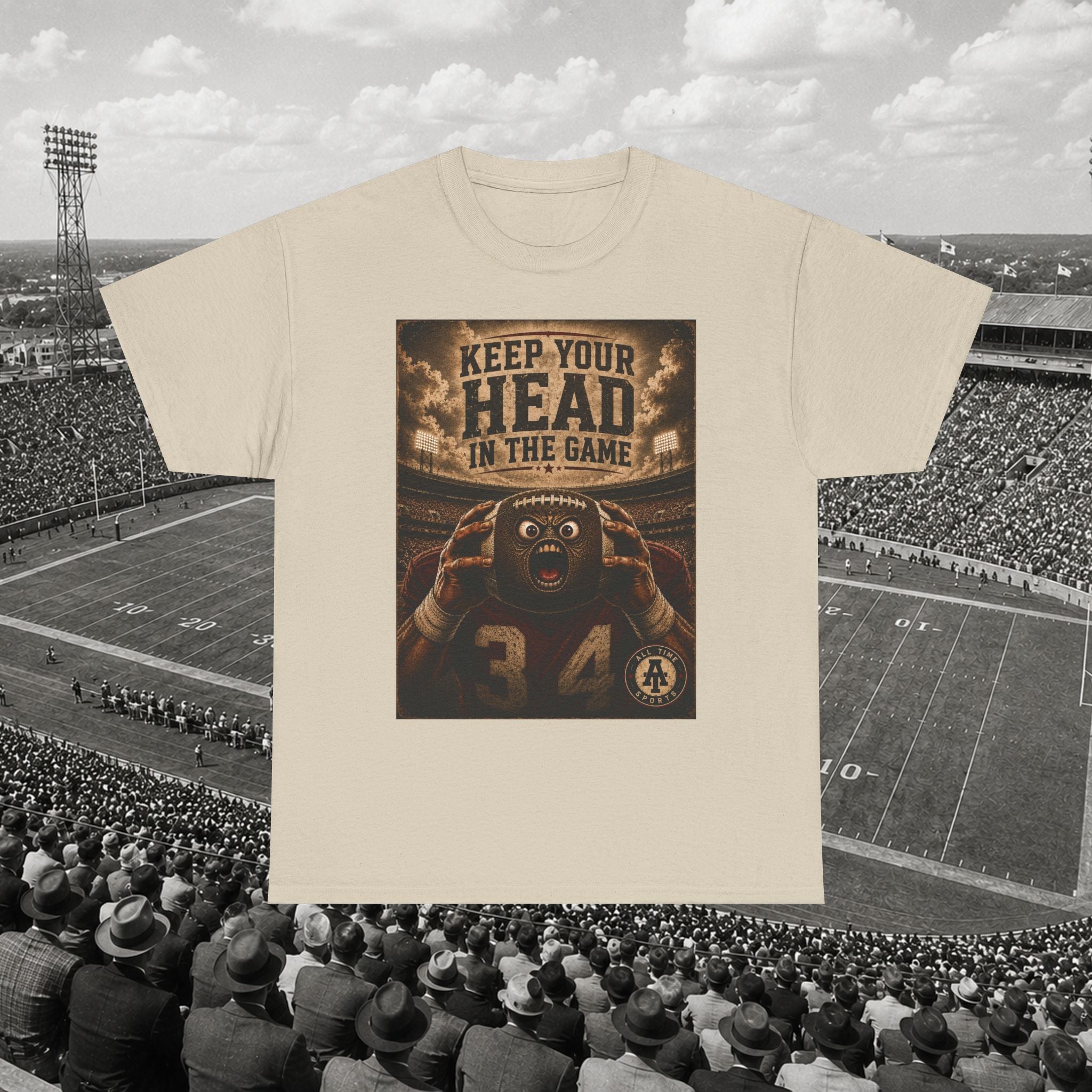 Keep Your Head in the Game Tee - Adults