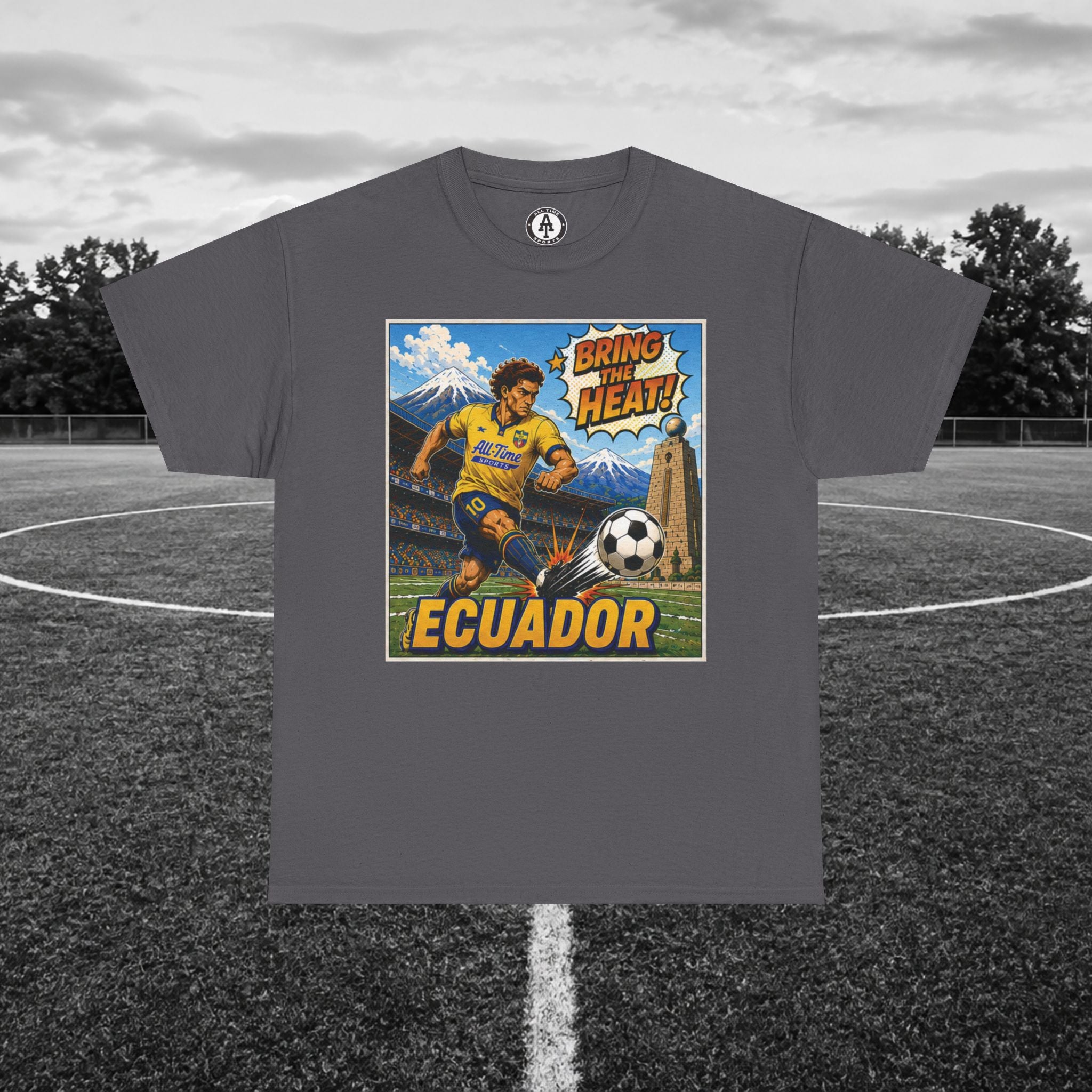 Ecuador Soccer Vintage Tee