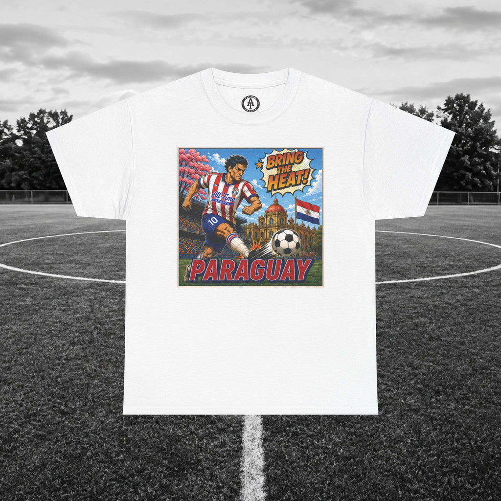 Paraguay Soccer Vintage Tee