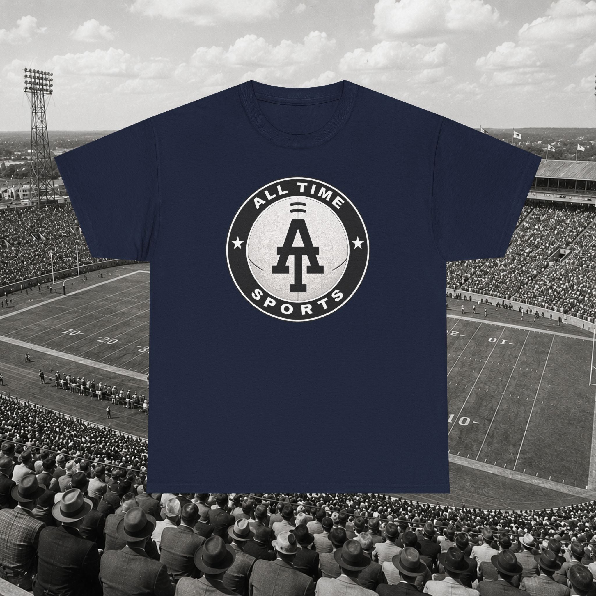 All Time Sports Football Tee - Adult