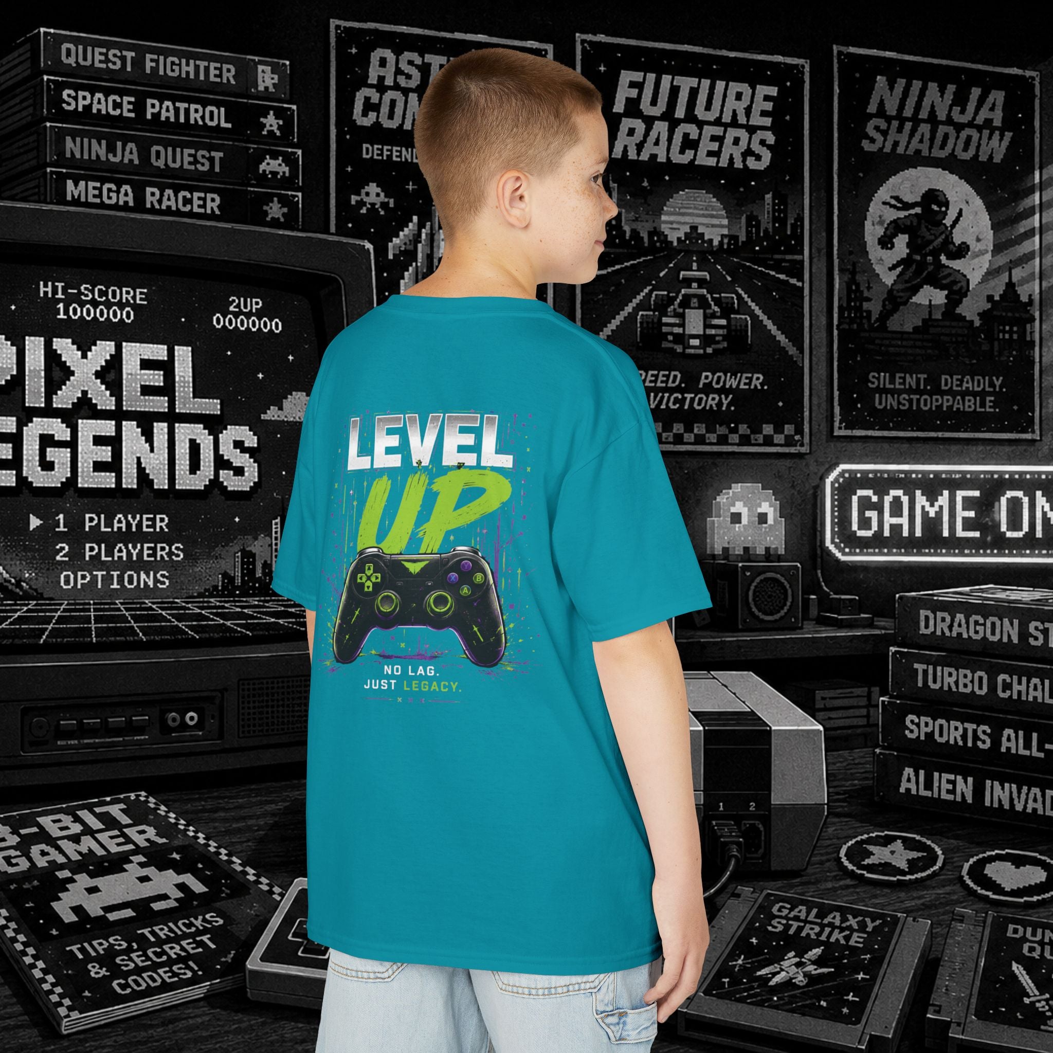 "Level Up" Gamer Shirt - Kids Tee