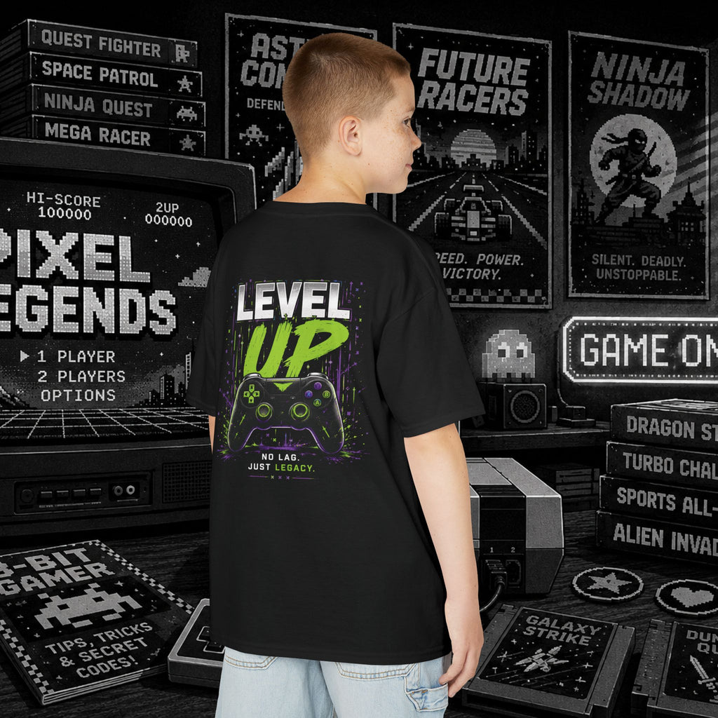 "Level Up" Gamer Shirt - Kids Tee
