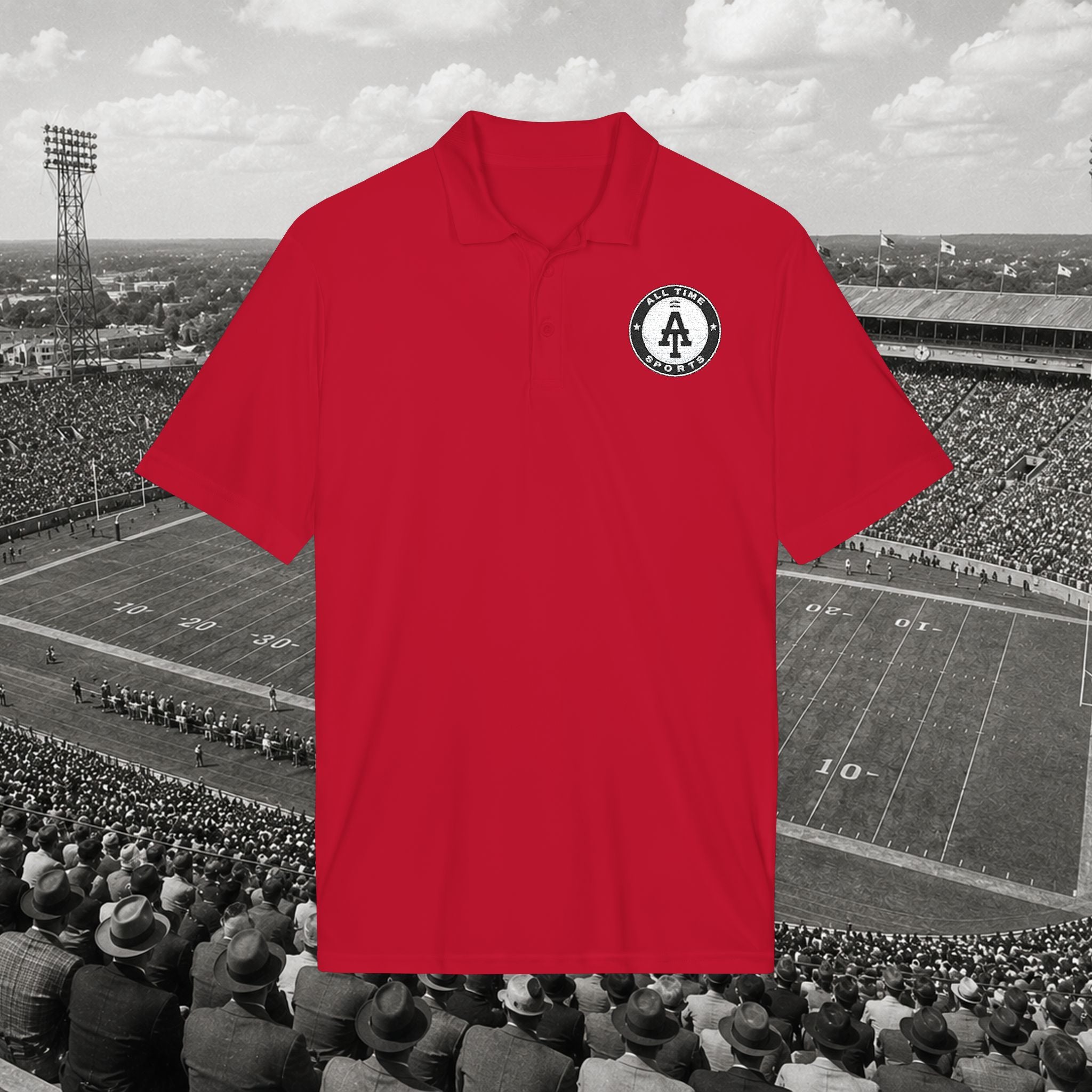 All Time Sports Football Polo - Adult