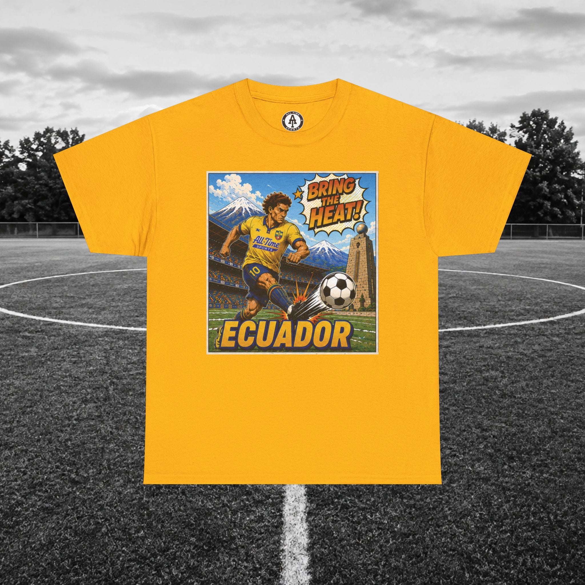 Ecuador Soccer Vintage Tee