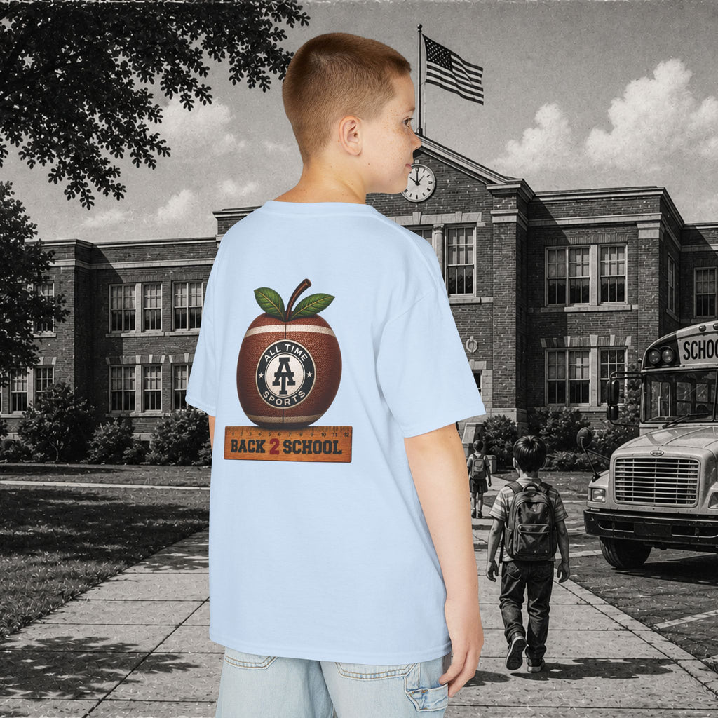 Kids Back 2 School Football Tee
