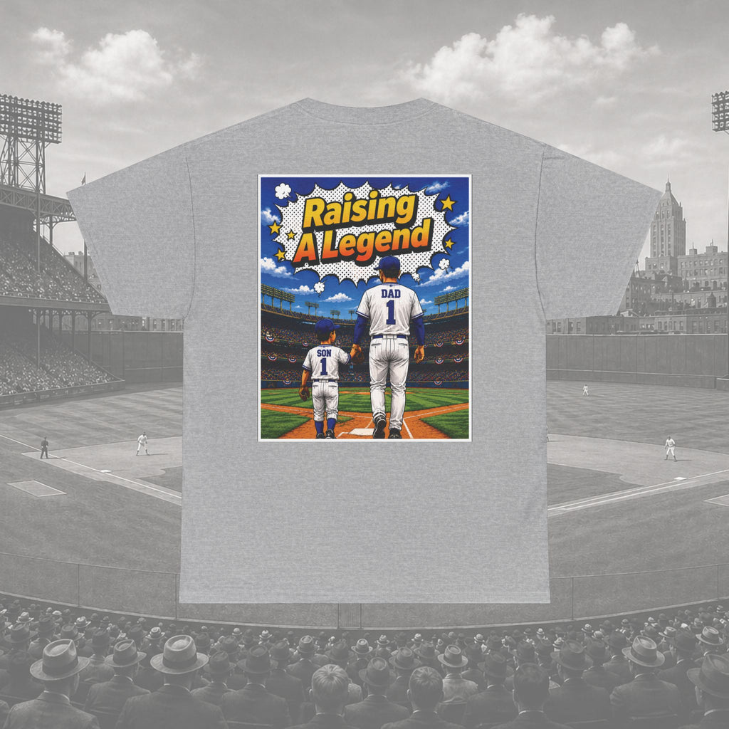 Raising a Legend Baseball Tee - Adult