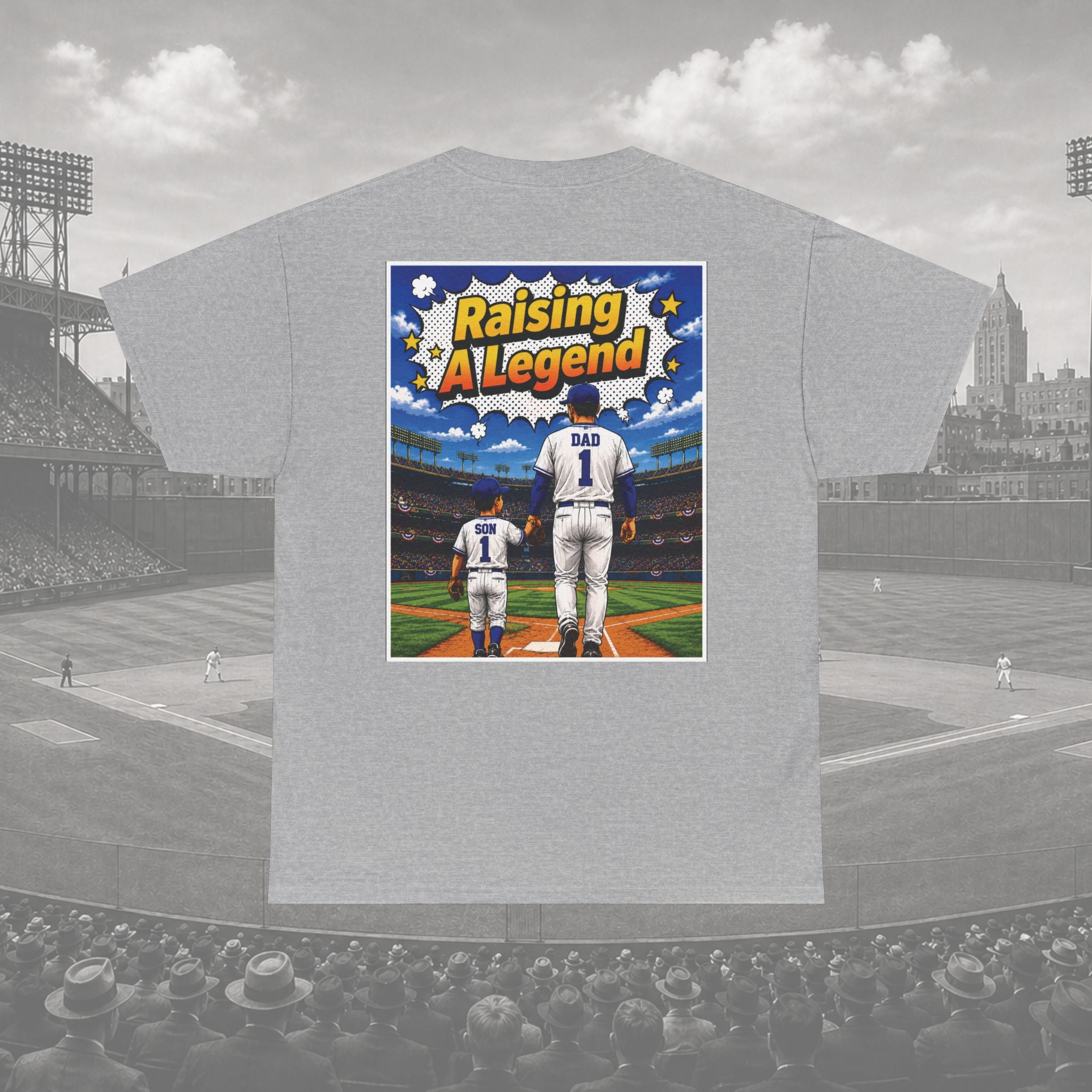 Raising a Legend Baseball Tee - Adult