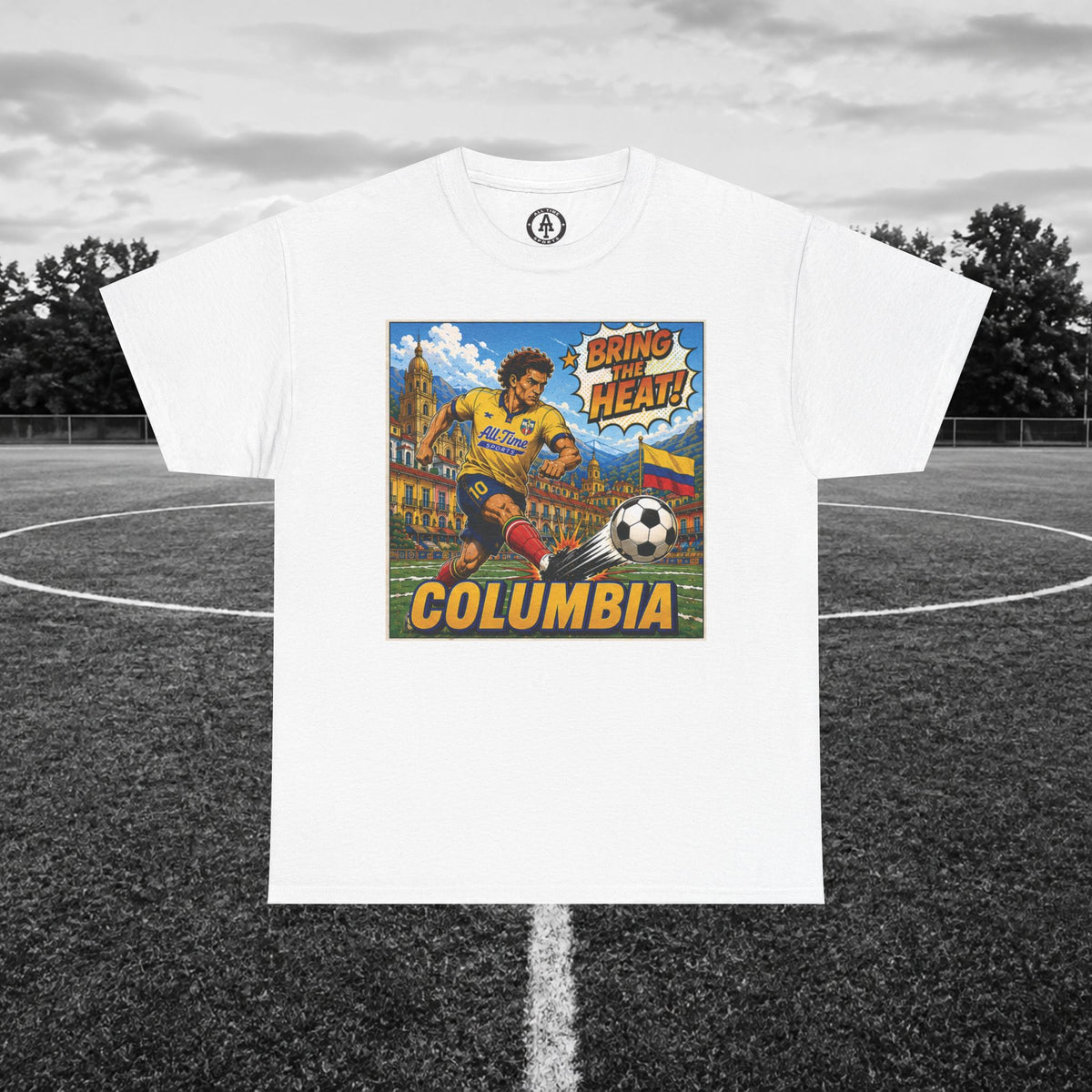 Colombia Vintage Soccer Tee