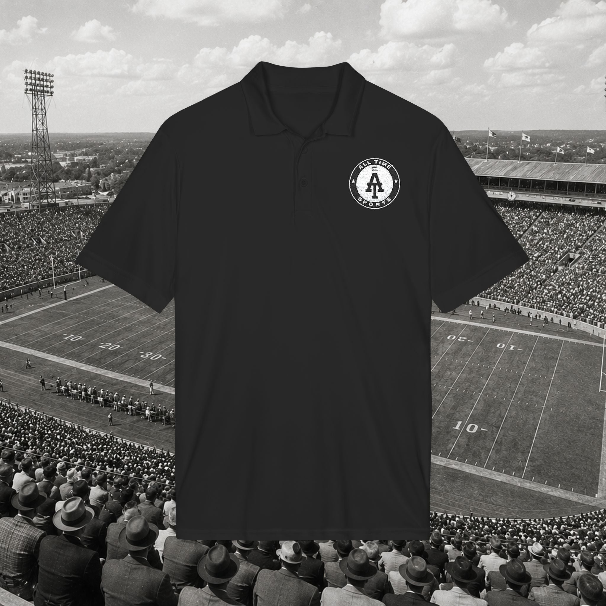 All Time Sports Football Polo - Adult