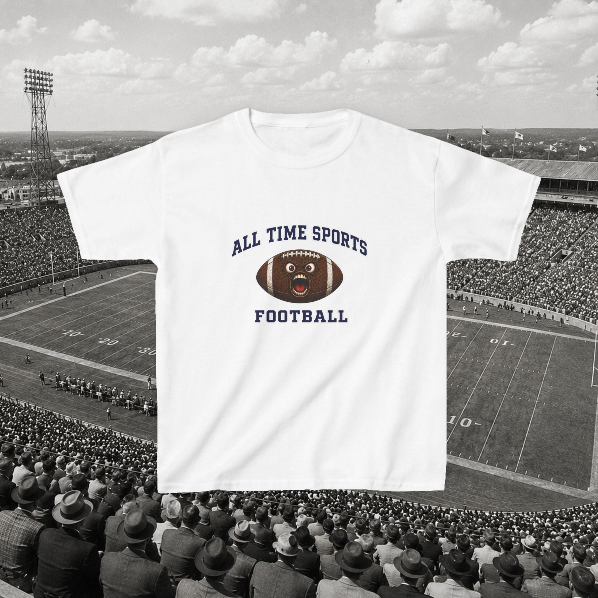 Screaming Football Tee - Kids