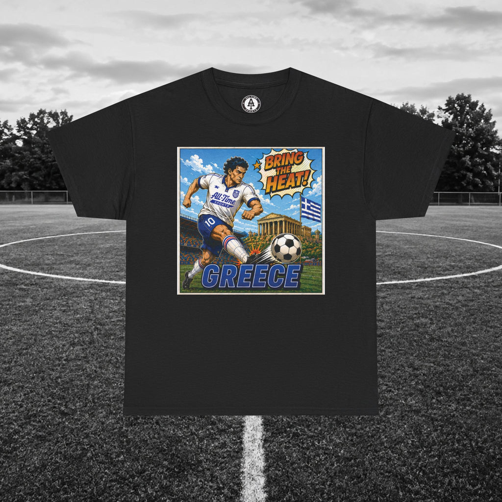 Greece Soccer Vintage Tee