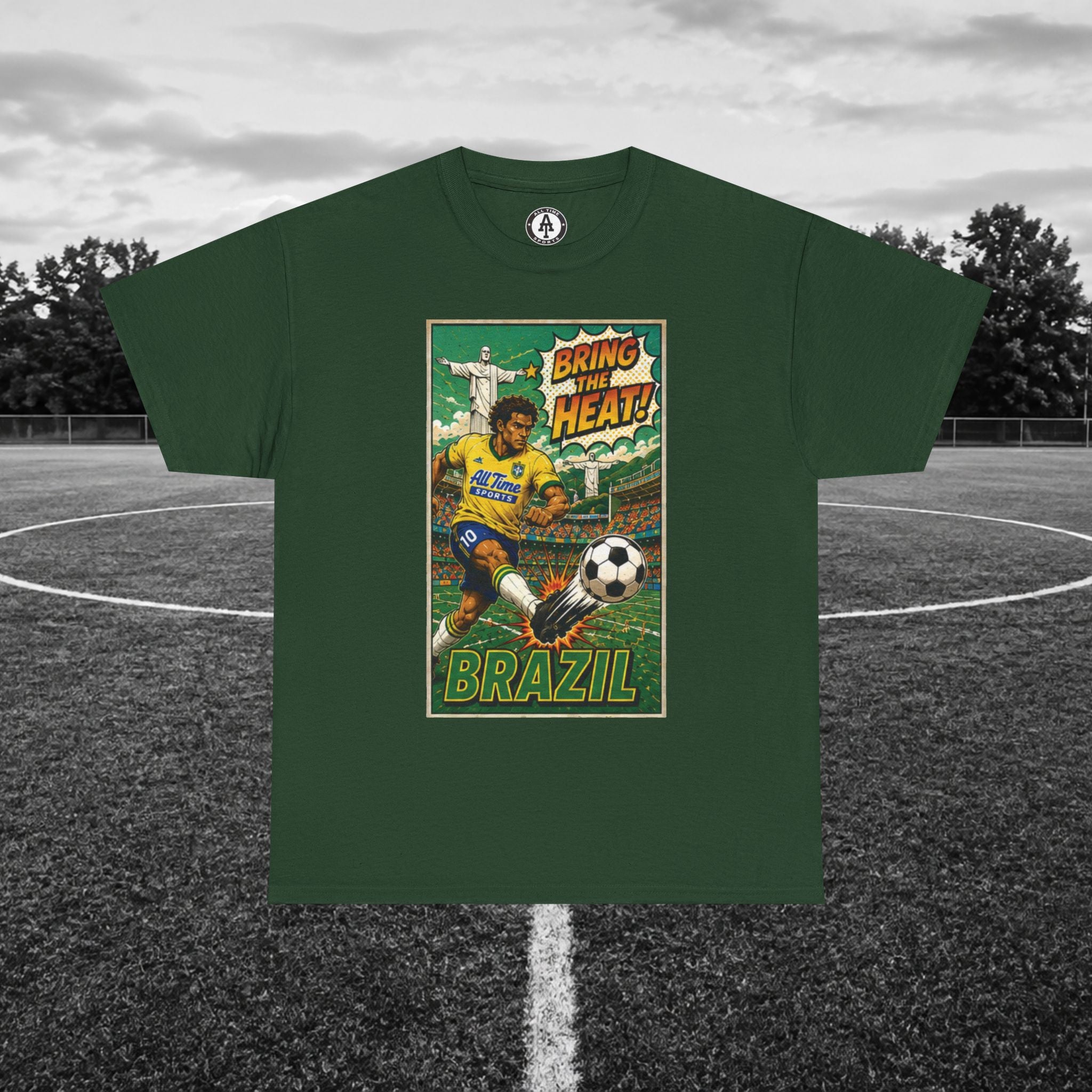 Brazil Soccer Vintage Tee