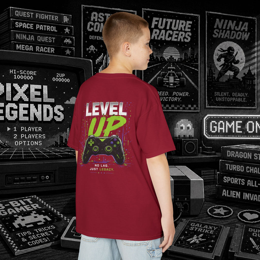 "Level Up" Gamer Shirt - Kids Tee