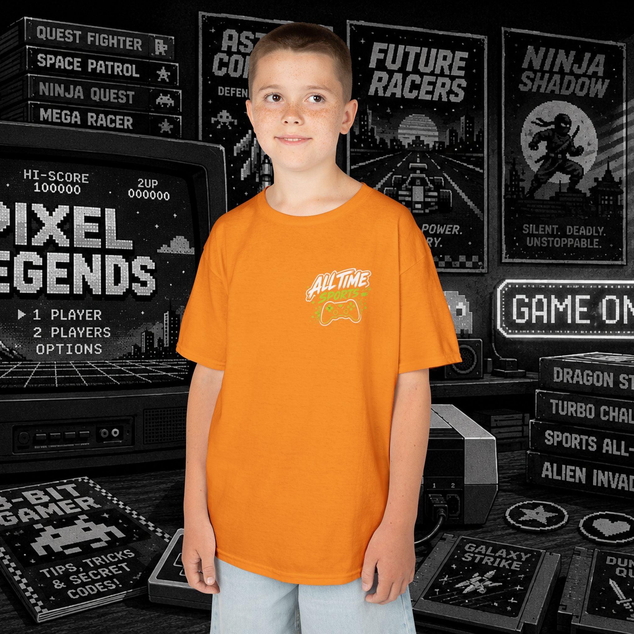 Eat Sleep Game Repeat - Kids Tee