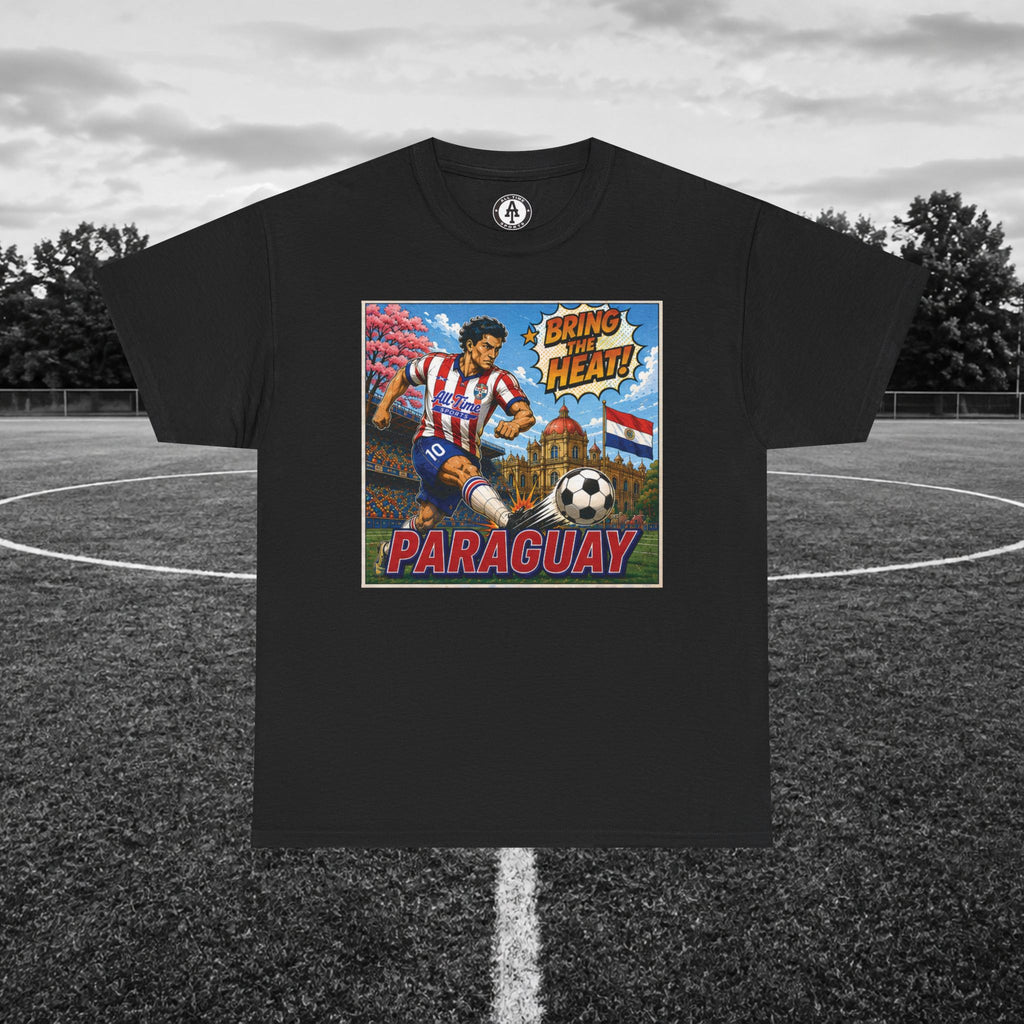 Paraguay Soccer Vintage Tee