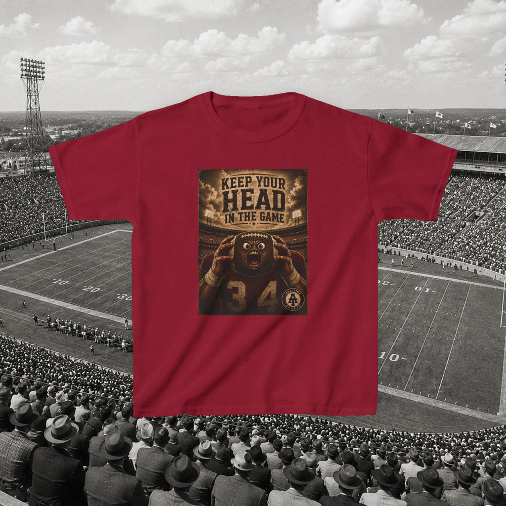 Keep Your Head in the Game Tee - Kids